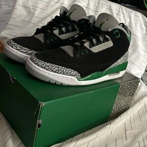 Jordan 3 pine green
